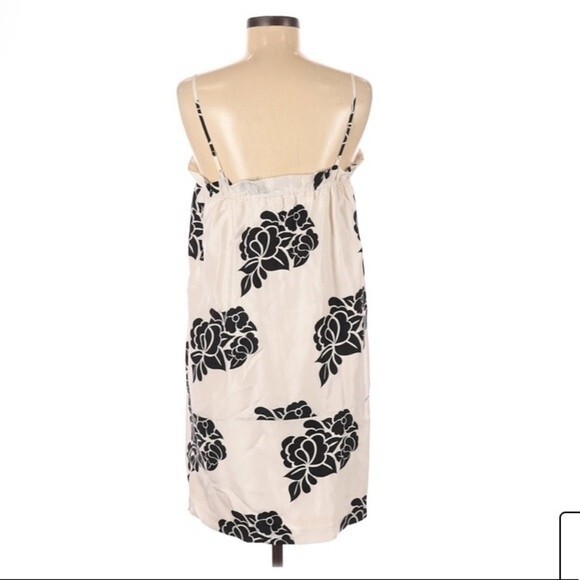 Club Monaco Silk Floral Strapy Mini Dress Small - Picture 2 of 10